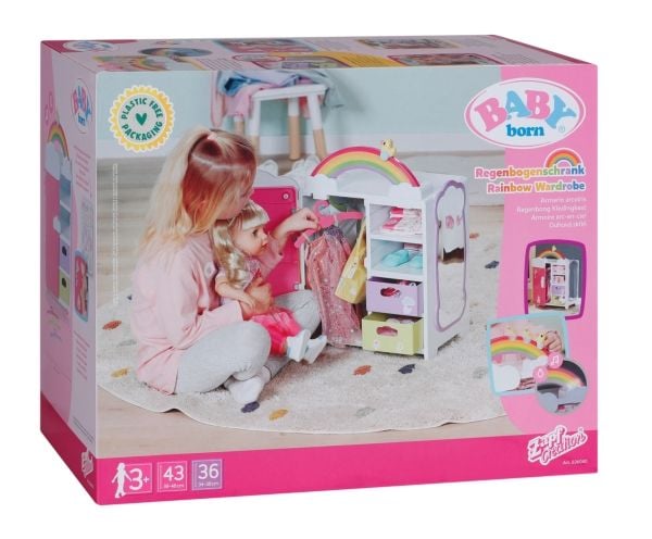 BABY born Rainbow Wardrobe
