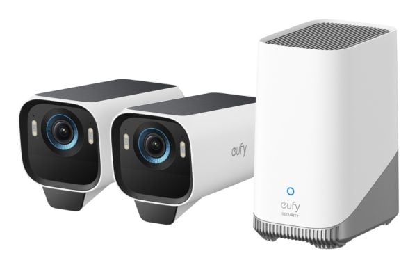 Eufy eufyCam S3 Pro - Nettverksovervåkingskamera - kule - utendørs - værbestandig - farge (Dag og natt) - 3840 x 2160 - 4K, 1080p - lyd - trådløs -...