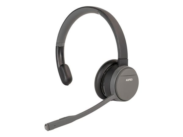 AGFEO Infinity Mono, Trådløs, Kontor/kundesenter, 127 g, Hodesett, Svart