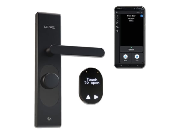 Shelly LOQED Touch Smart Lock Black Edition - Älykäs ovenlukko