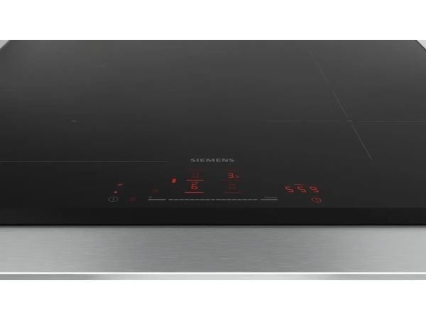 Siemens iQ500 ED65KHSB1E - Induktionshäll - 4 kokplattor - Fördjupning - bredd: 56 cm - djup: 49 cm - U-Facette - svart