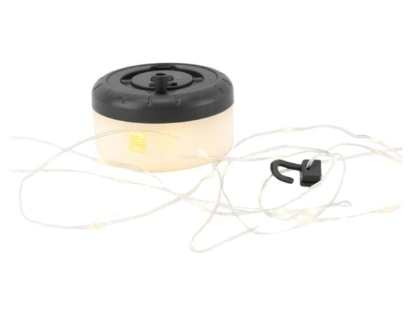 RealPower 492880, LED, Varm hvit, Innendørs, Sort, Batteri, 8 m