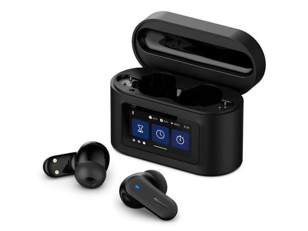 Philips 6000 series TAT6000BK/00, True Wireless Stereo (TWS), 20 - 20000 Hz, Samtaler/musikk, Hodesett, Sort