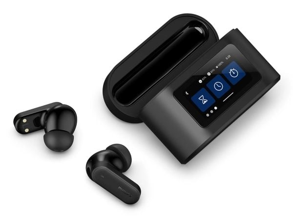 Philips 6000 series TAT6000BK/00, True Wireless Stereo (TWS), 20 - 20000 Hz, Samtaler/musikk, Hodesett, Sort