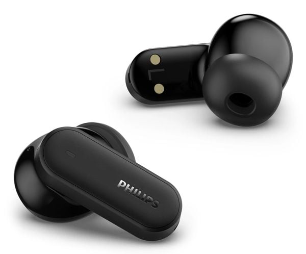 Philips 6000 series TAT6000BK/00, True Wireless Stereo (TWS), 20 - 20000 Hz, Samtaler/musikk, Hodesett, Sort