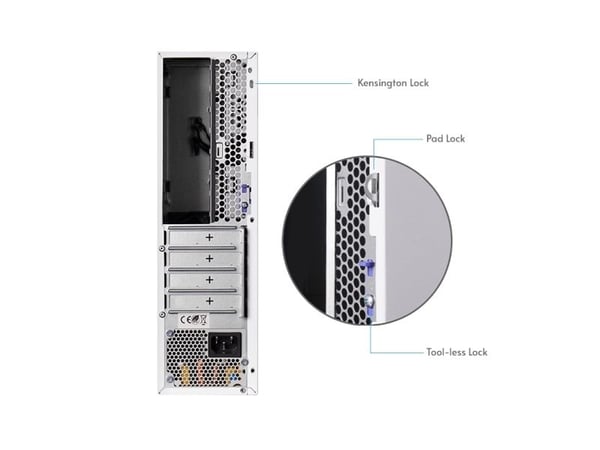 Chieftec BE-10W-300, Small Form Factor (SFF), PC, Hvit, Micro ATX, Mini-ITX, SGCC, Hjem/Kontor