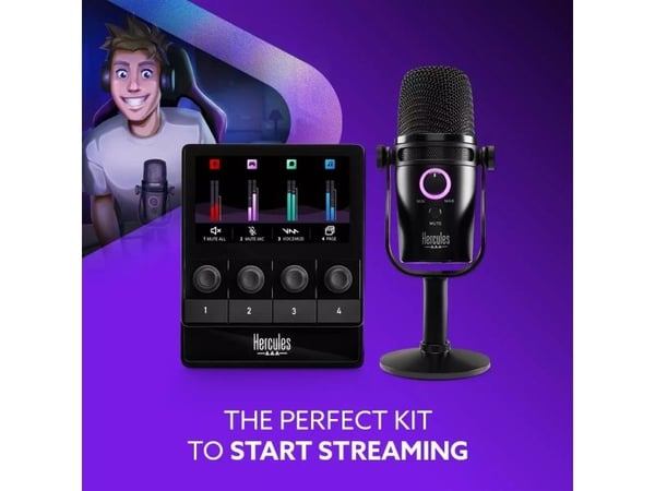 Hercules Stream startkit, svart