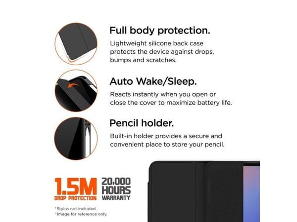 Eiger Storm Stylus 250m Case Galaxy Tab S10 FE musta