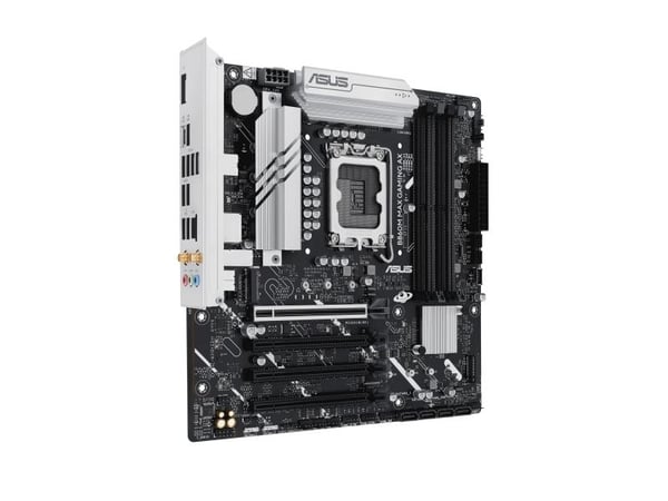 ASUS B860M MAX GAMING AX - Emolevy - micro ATX - LGA1851-asennuspaikka - B860-piirisarja - USB-C 3.2 Gen 2x2, USB-C 3.2 Gen2, USB 3.2 Gen 2, USB 3....