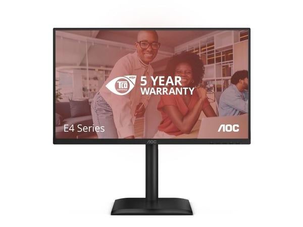 AOC 24E4U, 60,5 cm (23.8"), 1920 x 1080 pixlar, Full HD, LED, 4 ms, Svart