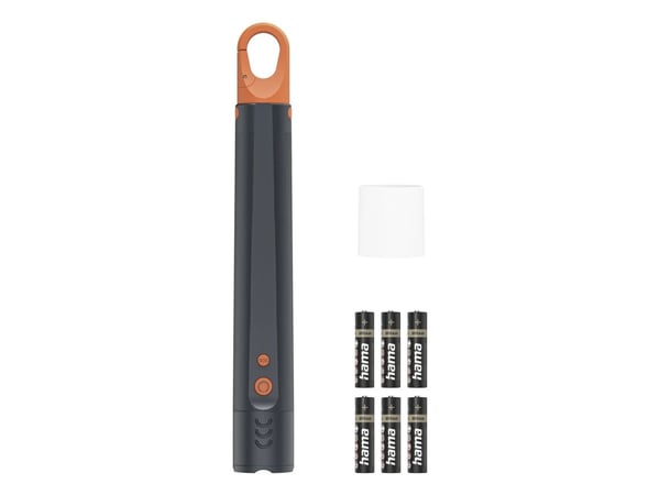Hama FLX1000, Lommelykt, Grå, Aluminium, 1,5 m, IP44, LED