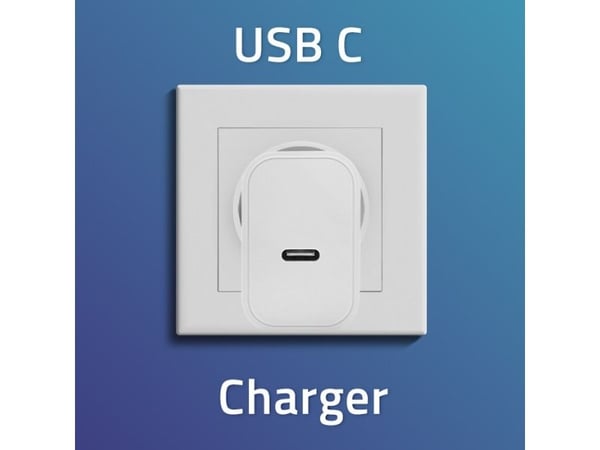 Qoltec - Strømadapter - super quick, 5-12V, 1.67A - 20 watt - 3 A - PD (USB-C) - hvit