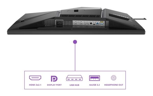 AOC G2 AG246FK6, 61,2 cm (24.1"), 1920 x 1080 piksler, Full HD, LED, 0,5 ms, Svart, Grå