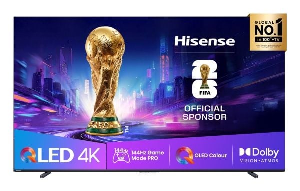 Hisense 100E7Q PRO, QLED TV - (253 cm (100 tommer), svart, UltraHD/4K, trippel tuner, USB-opptak, time shift, 144Hz panel) [energiklasse E] (100E7Q...
