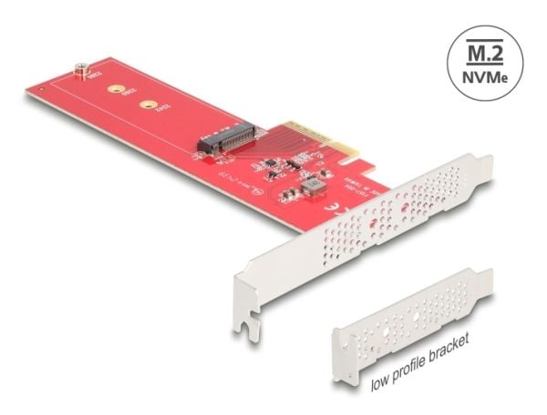 Delock - Grensesnittsadapter - M.2 - M.2 NVMe Card - lav profil - PCIe 5.0 x4