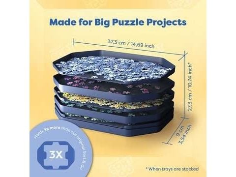 Ravensburger 12001676, Sorteringsbricka för pussel, 14 år