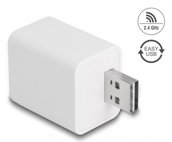 Delock - Smartsvitsj - WLAN, EASY-USB - trådløs - 802.11b/g/n - 2.4 Ghz - hvit