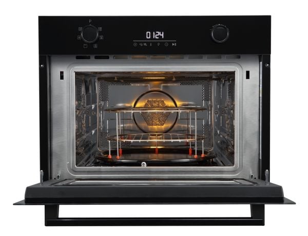 Beko BMCI 44313 FBG, Innebygget, Kombinasjon mikrobølge, 44 l, 900 W, Innebygd skjerm, Rotasjon, Berøringskontroll