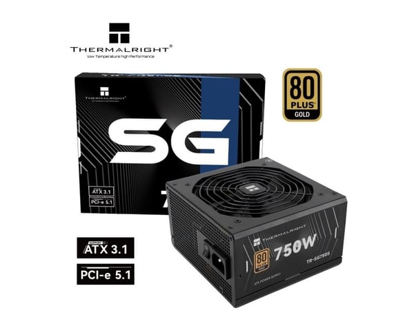 Thermalright SG-750S, 750 W, 100 - 240 V, 50/60 Hz, 9 A, 100 W, 750 W