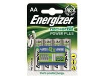 Energizer Recharge Power Plus - Batteri 4 x AA-type - NiMH - (ladbare) - 2000 mAh