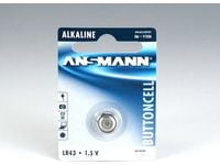 ANSMANN - Batteri LR43 - alkaliskt