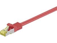 MicroConnect - Nettverkskabel - RJ-45 (hann) til RJ-45 (hann) - 5 m - SFTP, PiMF - CAT 7 - uten hindringer - rød