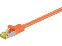MicroConnect - Nettverkskabel - RJ-45 (hann) til RJ-45 (hann) - 15 m - SFTP, PiMF - CAT 7 - uten hindringer - oransje