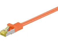 MicroConnect - Nettverkskabel - RJ-45 (hann) til RJ-45 (hann) - 20 m - SFTP, PiMF - CAT 7 - uten hindringer - oransje