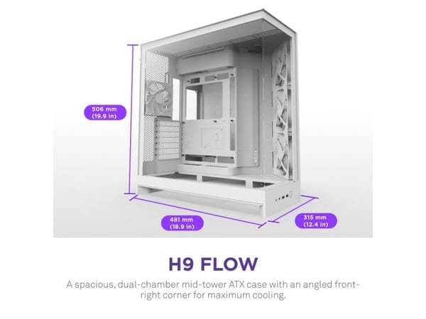 NZXT - - ingen strömförsörjning - USB/ljud