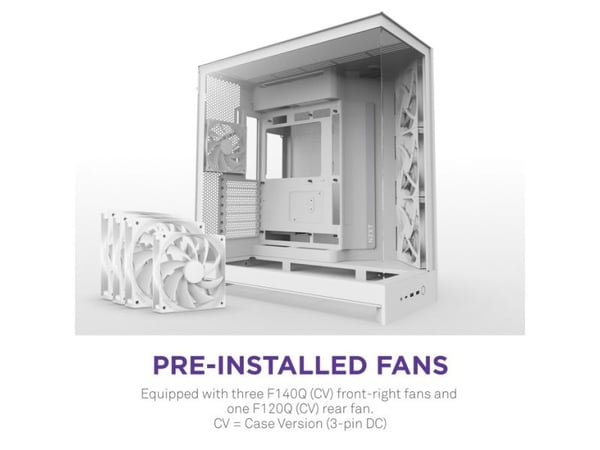 NZXT - - ingen strömförsörjning - USB/ljud