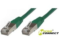 MicroConnect - Nettverkskabel - RJ-45 (hann) til RJ-45 (hann) - 1 m - FTP - CAT 6 - grønn