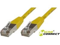 MicroConnect - Nettverkskabel - RJ-45 (hann) til RJ-45 (hann) - 1.5 m - FTP - CAT 6 - gul