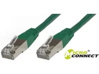 MicroConnect - Verkkokaapeli - RJ-45 (uros) - RJ-45 (uros) - 2 m - suojattu kierretty parikaapeli (SSTP) - CAT 6 - halogeeniton - vihreä