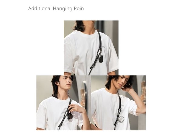 SmallRig 4989 FilMov Phone Shoulder Strap Black, Mobiltelefon, Ekte lær, Nylon, Rustfritt stål, Sort, Hekte, 140 cm, 115 cm