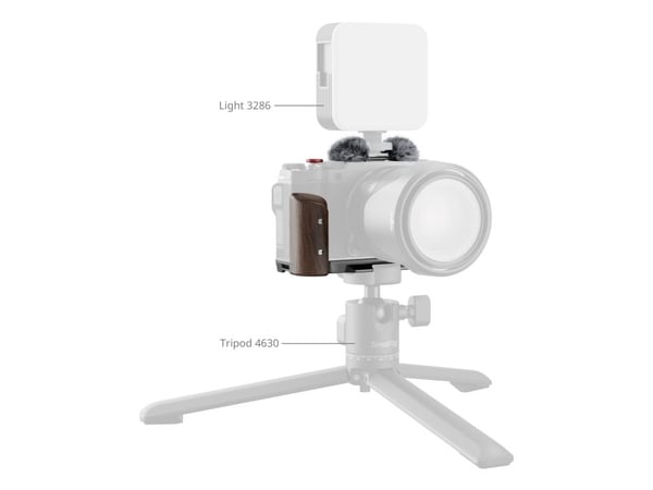 SmallRig 5260, Håndtak, Sort, Tre, Aluminium, Tre, 1/4-20", FUJIFILM X-M5, 47,6 mm