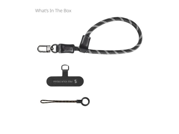 SmallRig FilMov, Mobiltelefon, Ekte lær, Nylon, Rustfritt stål, Sort, Hekte, 38 cm, 24 cm