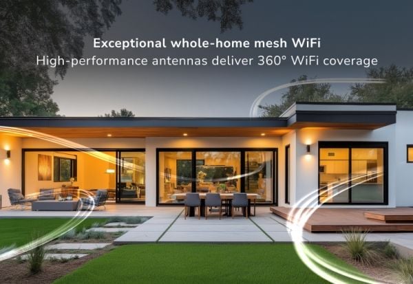 NETGEAR Orbi - Wi-Fi-system - maske 1GbE, Wi-Fi 6, Wi-Fi 7 Multibånd