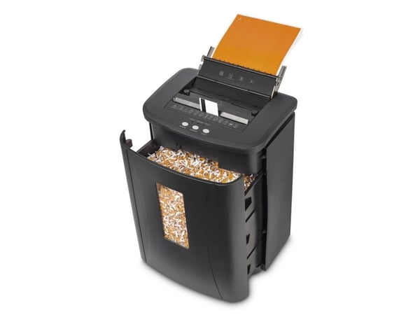 Hama Safe Auto M1200, Mikrokutt-makulering, 22,5 cm, 4 x 20 mm, 25 l, 60 dB, Knapper