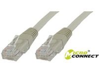 MicroConnect - Nettverkskabel - RJ-45 (hann) til RJ-45 (hann) - 80 m - UTP - CAT 6 - med støvel, halogenfri - grå