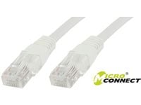 MicroConnect - Nettverkskabel - RJ-45 (hann) til RJ-45 (hann) - 50 cm - UTP - CAT 6 - hvit