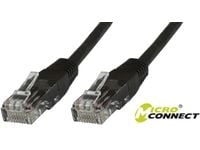 Microconnect B-UTP603S, 3 m, Cat6, U/UTP (UTP), RJ-45, RJ-45, musta