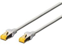 DIGITUS - Patchkabel - RJ-45 (han) til RJ-45 (han) - 30 m - SFTP - CAT 6a - halogenfri, formet, knastfri - grå