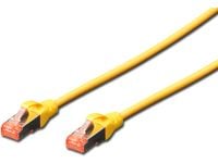DIGITUS - Patchkabel - RJ-45 (han) til RJ-45 (han) - 1 m - SFTP - CAT 6 - booted, halogenfri, knastfri - gul