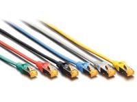 DIGITUS - Patchkabel - RJ-45 (han) til RJ-45 (han) - 7 m - SFTP - CAT 6a - booted, halogenfri, knastfri - rød