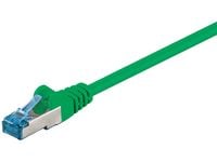 MicroConnect - Verkkokaapeli - RJ-45 (uros) - RJ-45 (uros) - 25 cm - SFTP - CAT 6a - booted, halogeeniton, mutkaton - vihreä