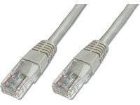DIGITUS Premium - Patchkabel - RJ-45 (han) til RJ-45 (han) - 15 m - UTP - CAT 5e - booted - grå