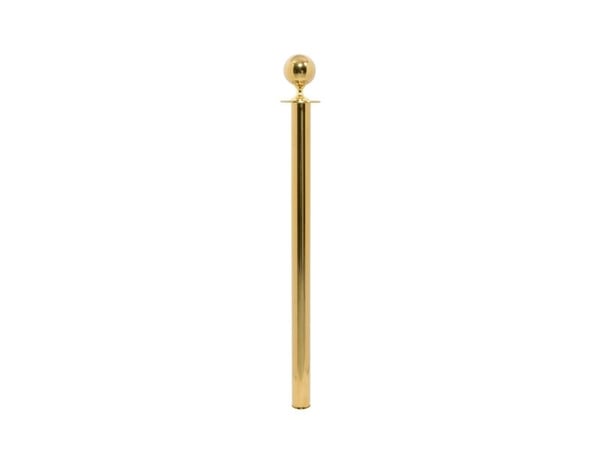 Securit® Classic Gold afspærringsstolpe rustfrit stål