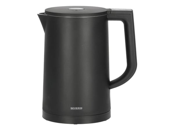 Severin WK 3483, 1,7 L, 2200 W, Svart, Plast, Rustfritt stål, Justerbar termostat, Vannmåler