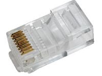 LogiLink RJ45, RJ45, Läpinäkyvä, Kulta, RoHS, 100 kpl