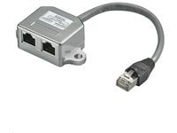 MicroConnect Y-ADAPTER - ISDN-splitter - RJ-45 (hunn) til RJ-45 (hann) - CAT 5